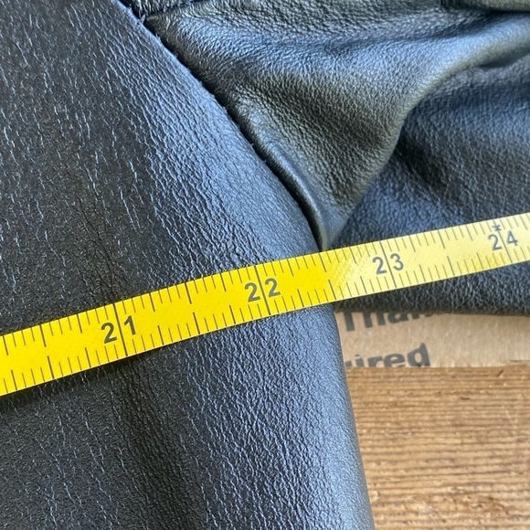 VINTAGE Genuine Leather Coat, Size M - Picture 7 of 7
